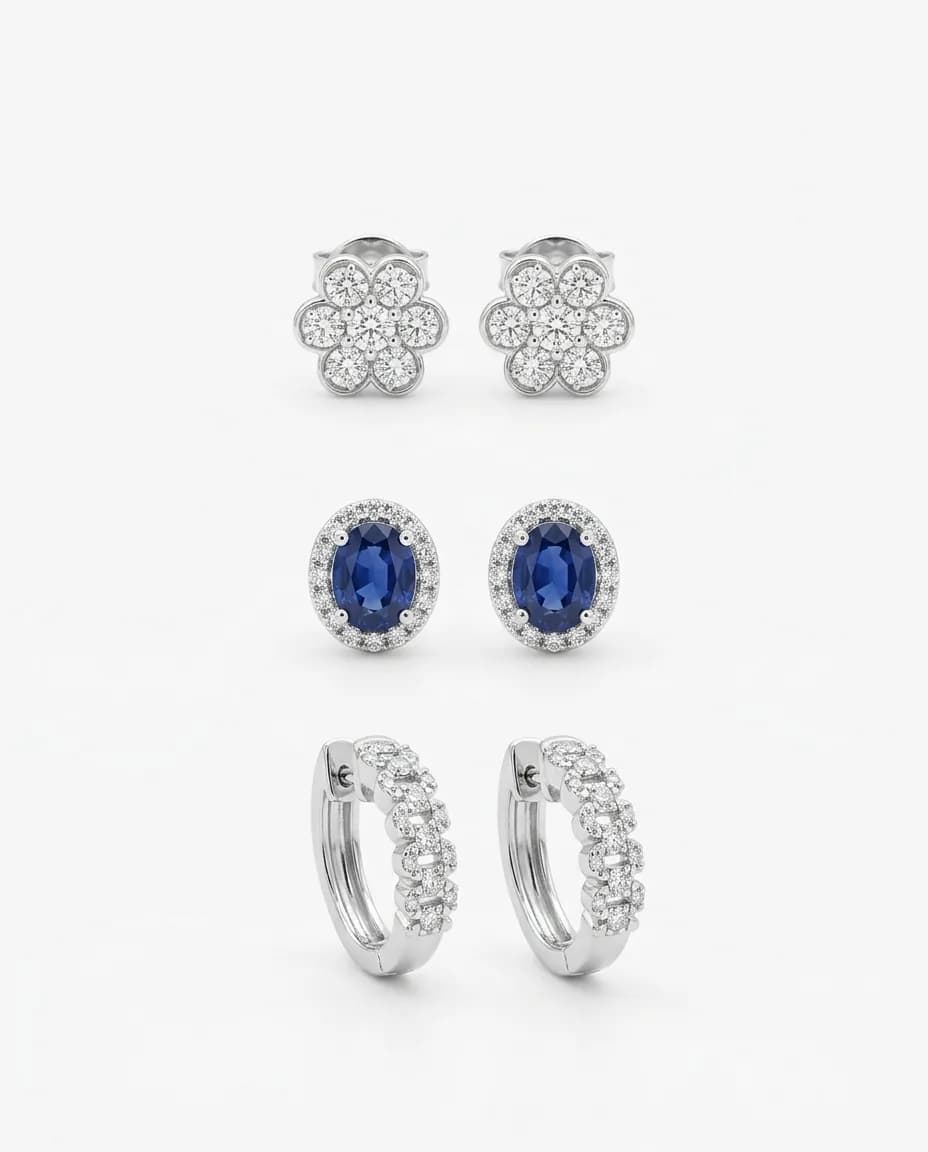 Anting berlian Andhissa